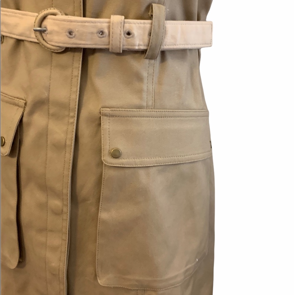 Cynthia Steffe Beige Belted Mini Dress - Picture 8 of 14